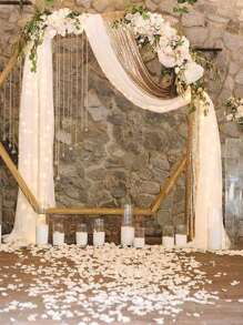 2000片人造丝玫瑰花瓣装饰，白色玫瑰花瓣，适用于婚礼派对装饰、礼盒填充、浪漫玫瑰、求婚玫瑰花瓣、白色礼物、生日、毕业典礼、派对装饰、单身派对、夏季海滩、返校季、文具、房间装饰 - 白色 - 查看 6