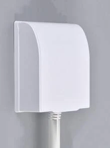 1 pezzo Copertura impermeabile per presa elettrica, copertura protettiva anti-spruzzi per interruttori e prese a parete, copertura protettiva trasparente da 86 mm per prese, scatola di protezione impermeabile per prese da cucina, balcone, bagno, toilette, esterno (nero/trasparente)