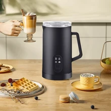 NetHong 400W 4 In 1 Hot Chocolate Maker Chocoluxe Electric Milk Steamer Frother Black UK
