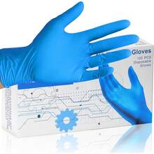 PEIPU Nitrile Disposable Gloves,Powder, Cleaning Service Gloves, Latex Halloween Christmas New Year