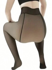 Minimalist Thermal Lined Tights - Beis - Ver 6