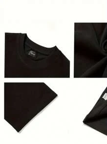 J Dilla Design Classic Fun Men's Short Sleeved Personalized Comfortable Pattern T-Shirt Series Shirt - 黑色 - 查看 4
