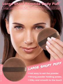 4/8/12/16PCS Makeup Puff Set Soft Circular Powder Puffs