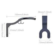 Motorradhelm Aufhängevorrichtung, Multifunktions Haken Halterung für Zuhause, Gepäck, Jacken, Küchenschrankregale, Wandmontage Haken