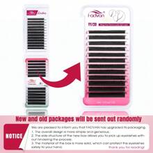 FADVAN Fadvan YY/3DW/4DW/5DW Shape Lashes 12 Rows 0.07 D/LU(M) 8-12/8-14mm Brown Colour Natural Soft Eyelash Premade Volume Fan Lashes Extension