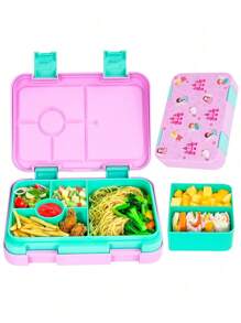 Yocity 1 pieza Fiambrera, Fiambrera dividida, Caja Bento desmontable, Caja de merienda robusta, para picnic, para cantina, organizadores y almacenamiento de cocina, accesorios de cocina - Caja Bento desmontable, adecuada para trabajo y viajes, útiles escolares