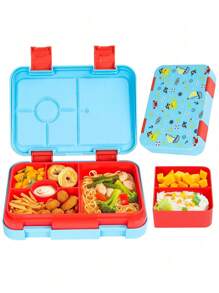 Yocity 1 pieza Fiambrera, Fiambrera dividida, Caja Bento desmontable, Caja de merienda robusta, para picnic, para cantina, organizadores y almacenamiento de cocina, accesorios de cocina - Caja Bento desmontable, adecuada para trabajo y viajes, útiles escolares