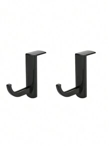 4pcs Headphone Holder, Computer Headphone Storage Hook, Gaming Headset Hanger, Headphone Rack For Home PC Headphones, Headphone Accessories, Monitor Headset Hook, Headphone Stand, Wall Mounted Headphone Organizer No-Drill
