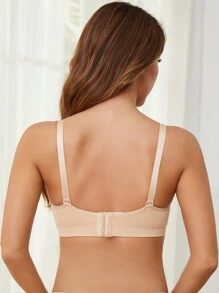 5pcs/Set Maternity & Nursing Breastfeeding Bras, Comfy Front Unclip Seamless Bra Multi-Color Sexy Minimalist Feeding Bra For Pregnancy & Postpartum - Multicolor - View 4