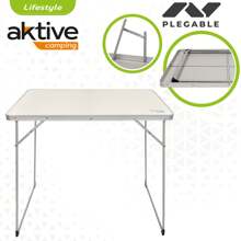 Aktive Bàn cắm trại gấp kem ✅ Giao hàng 24/48 giờ tới Tây Ban Nha (bán đảo) - Nhiều màu - Xem 3
