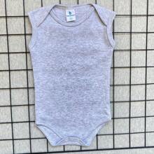 Kit Com 5 Body de Bebê Regata Sem Manga Menino 100% Algodão.
