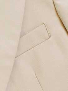 2pcs Set Luxury Boys Gentleman Single-Breasted Suit Jacket + Pants, Formal Wear For Pageboy, Performance, Party, Daily Outfit