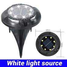 4 pièces Lumière solaire LED décorative pour escalier, lumière d'atmosphère imperméable, convient pour escalier extérieur, jardin, villa, passage