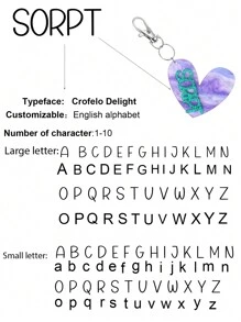 Personalized Custom Acrylic Heart-Shaped Name Valentine's Day Couples Same Style Acrylic Key Chain Four Seasons Exclusive Suitable For Lovers And Friends Best Fashion Items