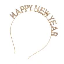 Women's New Year Headwear, Rhinestone New Year Headwear, 2025 New Year Supplies, New Year Headwear, New Year Decorations