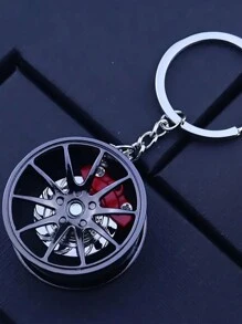 1pc Brake 360 Rotating Car Keychain Pendant, Creative Car Keychain Decoration, A Unique Gift For Car Lovers