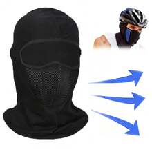 1pc Summer Outdoor Cycling Hat Balaclava Dust-Proof Cap Full Face Breathable Sun Mask Bicycle Cap Mask Outdoor Sports Fishing Cap