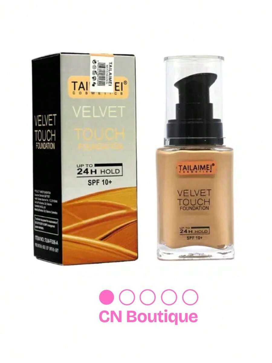 Base De Maquillaje Tailaimei Velvet Touch Alta Cobertura