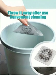 5/20/50pcs One-Time Hair Catcher Filter Drain Cover, Bathroom & Kitchen Sink Strainer
