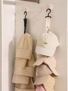 Multi-Functional Hanger, Baseball Cap Organizer Hat Rack, For Closet Hooks, Walls And Doors With 8 Large Clips For Hanging Baseball Caps, Winter And Accessories 1 Pack Of Underwear Storage Box, Clothing Organizer Box Bedroom, Organizer, Home Storage, White T Shirt Women, Black Pants Women, Ladies Winter Clothes, Dress,