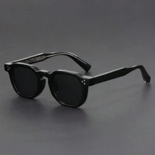 1 buc ochelari retro Boho pentru alpinism, pescuit, alergare - ramă poligonală cu ramă completă și lentile PC - ochelari decorativi de înaltă calitate pentru călătorii în aer liber, pentru vacanță de vară la plajă, în aer liber, călătorii