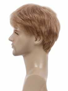 Men Blonde Short Wig For Men Stylish Natural Realistic Straight Synthetic Wig For Man Male Guy Daily Cosplay Party Anime Costume Male Wigs For Daily Use REEWES Wigs 12inch/30.5cm