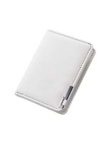 1pc Men's Short Wallet Iron Edge Men's Multi Card Slot Wallet Card Bag Credit Card Clip Double Fold Wallet Large Capacity Multi-Card Slots, Business Casual Style, Birthday Gift, Graduation Gift, Father's Day Gift