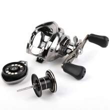 BILLINGS Baitcasting Fishing Reel With Magnetic Brake System,7.2:1 High-Speed Gear Ratio,High Strength Metal Spool,LightWeight ,Suitable For Freshwater And Saltwater