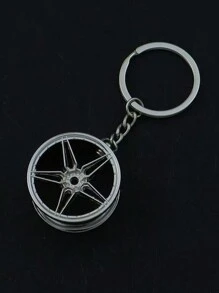 1pc Brake 360 Rotating Car Keychain Pendant, Creative Car Keychain Decoration, A Unique Gift For Car Lovers