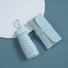 1PC Capsule Umbrella, Pocket Umbrella, Portable Folding Umbrella, Waterproof, Sun Protection, UV Protection Multifunctional Umbrella, Can Be Used For Travel, Very Compact And Convenient To Carry