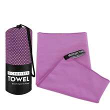 Light Weight Quick-Drying Towel, Soft And Portable With Round Tube Packaging, Made Of Super-Fine Fiber, Suitable For Camping, Gym, Travel, Beach, Swimming, Yoga And Sports