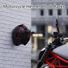 Motorradhelm Aufhängevorrichtung, Multifunktions Haken Halterung für Zuhause, Gepäck, Jacken, Küchenschrankregale, Wandmontage Haken