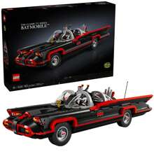 LEGO DC Das klassische TV-Serie Batmobile, DC-Sammlerauto, Baukasten inspiriert vom klassischen Batmobile der Fernsehserie von 1966, kreatives DC-Geschenk für Erwachsene und Superhelden-Fans, 76328