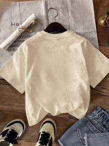 T-shirt à manches courtes pour femmes, col rond, impression graphique de sardines, décontracté pour tous les jours, top d'été pour femmes