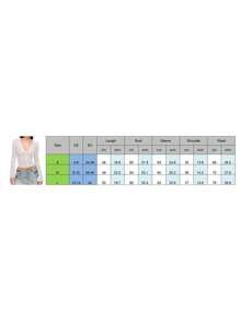 Women's Fall Winter Fashion Crop Tops Long Flared Sleeve Sheer Lace Floral Slim T-Shirt - 黑色 - 查看 7