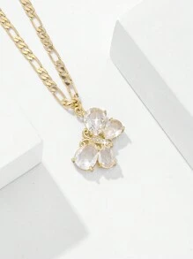 1 pieza Collar con colgante de mariposa chapado en oro de 14K con circonita cúbica, con caja de regalo premium, adecuado para madre/Día de San Valentín, parejas, hermanas, amigos, uso diario o festivo