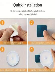 1 pieza/3 piezas/6 piezas Luces LED de gabinete USB con sensores de movimiento PIR, blanco/blanco cálido Luces nocturnas LED recargables, iluminación debajo del gabinete, iluminación debajo del mostrador para cocina, luz de armario, luces debajo del gabinete activadas por movimiento, tiras magnéticas adhesivas adecuadas para armarios, gabinetes, escaleras y dormitorios