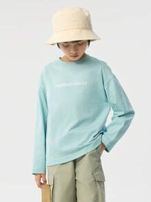 Balabala Striped Long-Sleeve T-Shirt For Boys And Girls, Spring