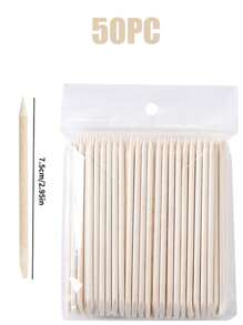 10/50/100/200/500/2000 Stücke 114mm/4,49" Orangenholzstäbchen für Nagelhautentferner & Nagelreinigung, geeignet für Nagelstudios & DIY Nagelkunst, Nagelbedarf, Nagelwerkzeuge, Nagelkunst Werkzeuge, Schulbedarf, Nägel, Nagelwerkzeuge für Aufklebe-Nägel