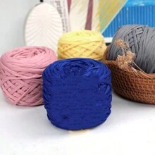 Außenhandelsexport Stoff-Streifenlinie, handgewebte Hausschuhe, Taschenhaken-Hausschuhe, große Bälle, hochelastische Stoffstreifenlinie