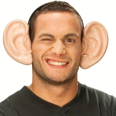 Funny Giant Ear Hairpin, Creative And Novel Party Decoration, Stage Performance Accessories, Costume Props, Cosplay Outfit, Novelty Event Supplies, Suitable For Parties, Festivals, And Costumes, Fun Gift For Family And Friends
