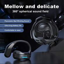 Miniso X8 Al Translation Open Earphones BT5.4 HIFISound Quality Support Many Languages Real TimeTranslate With Work 60 Hours Long Battery LifeProfessional Sweat And Rainproof For Work MusicRunning