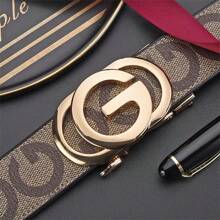 奢华男士G字母印花自动扣皮带，时尚休闲百搭，是理想的礼物之选。长度可定制，适合休闲、商务、男友、丈夫、父亲等各种场合，是送给男士的理想礼物。日常佩戴、时尚、青少年、户外、度假、运动、旅行、街头、波西米亚风、复古等各种场合，也适合秋季、万圣节等秋冬季节佩戴。适合青少年、青年、男士，休闲、户外、运动、度假、毕业、生日等各种场合，是理想的礼物之选。日常佩戴也十分合适。 - 彩色 - 查看 6