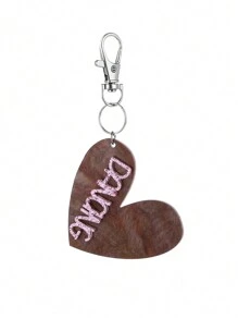 Personalized Custom Acrylic Heart-Shaped Name Valentine's Day Couples Same Style Acrylic Key Chain Four Seasons Exclusive Suitable For Lovers And Friends Best Fashion Items