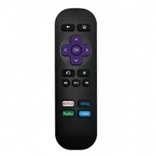 NOVAGLORY Điều khiển từ xa thay thế cho Roku Express, cho Roku Premiere, cho Roku Box, cho Roku Player, cho Roku 1 2 3 4 -[KHÔNG dành cho Stick hoặc TV]Không có nút nguồn và nút âm lượng - màu đen - Xem 6