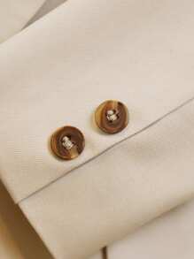 2pcs Set Luxury Boys Gentleman Single-Breasted Suit Jacket + Pants, Formal Wear For Pageboy, Performance, Party, Daily Outfit