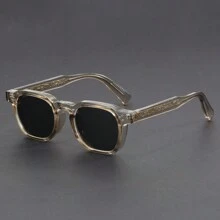 1 buc ochelari retro Boho pentru alpinism, pescuit, alergare - ramă poligonală cu ramă completă și lentile PC - ochelari decorativi de înaltă calitate pentru călătorii în aer liber, pentru vacanță de vară la plajă, în aer liber, călătorii