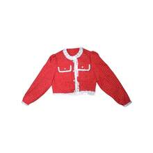 CONJUNTO DE SACO Y FALDA - Rojo - Ver 2