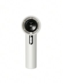 1 pièce ventilateur mini portable multicolore simple, ventilateur à main avec affichage numérique, ventilateur rechargeable USB à 100 vitesses, ventilateur électrique haute vitesse à turbine, ventilateur portable léger, ventilateur de bureau pouvant être utilisé à l'intérieur et à l'extérieur