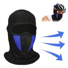 1pc Summer Outdoor Cycling Hat Balaclava Dust-Proof Cap Full Face Breathable Sun Mask Bicycle Cap Mask Outdoor Sports Fishing Cap